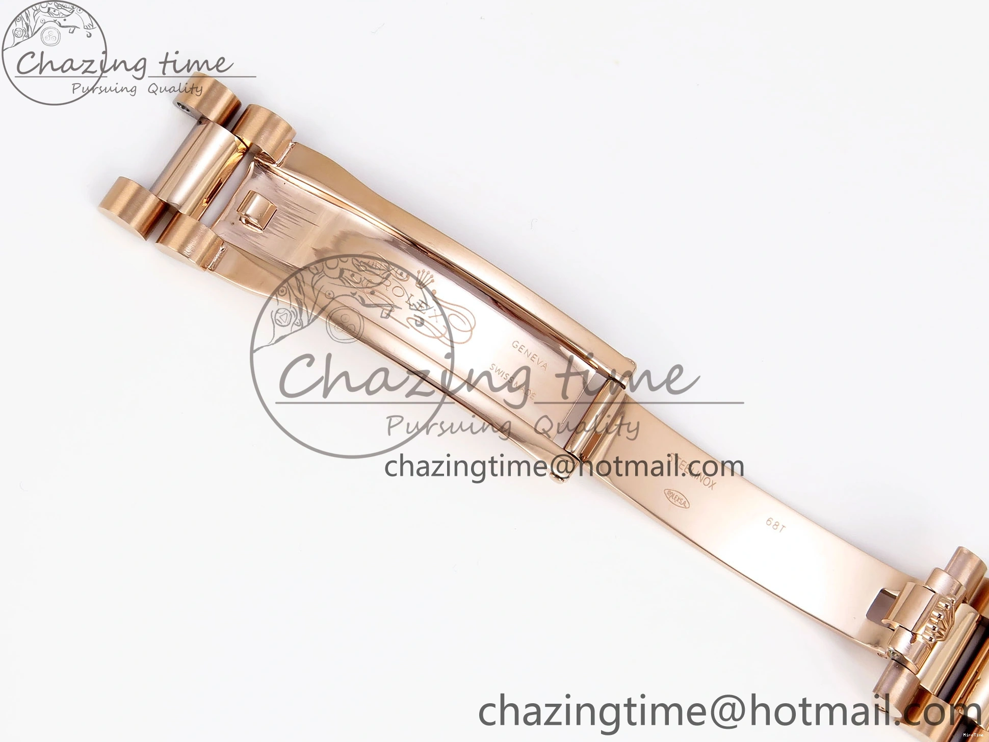 MiroTime 0413 Sophisticated Day Date 36 RG RAF 1:1 Best Edition Green Stone Dial on RG Bracelet A 1846